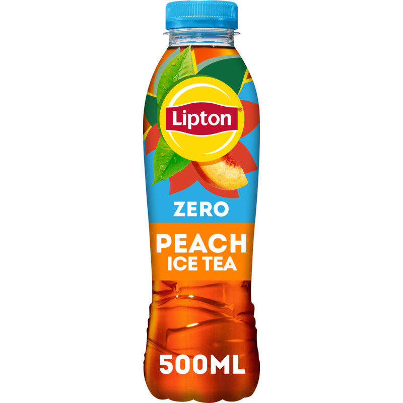 Een afbeelding van Lipton Ice tea peach zero sugar