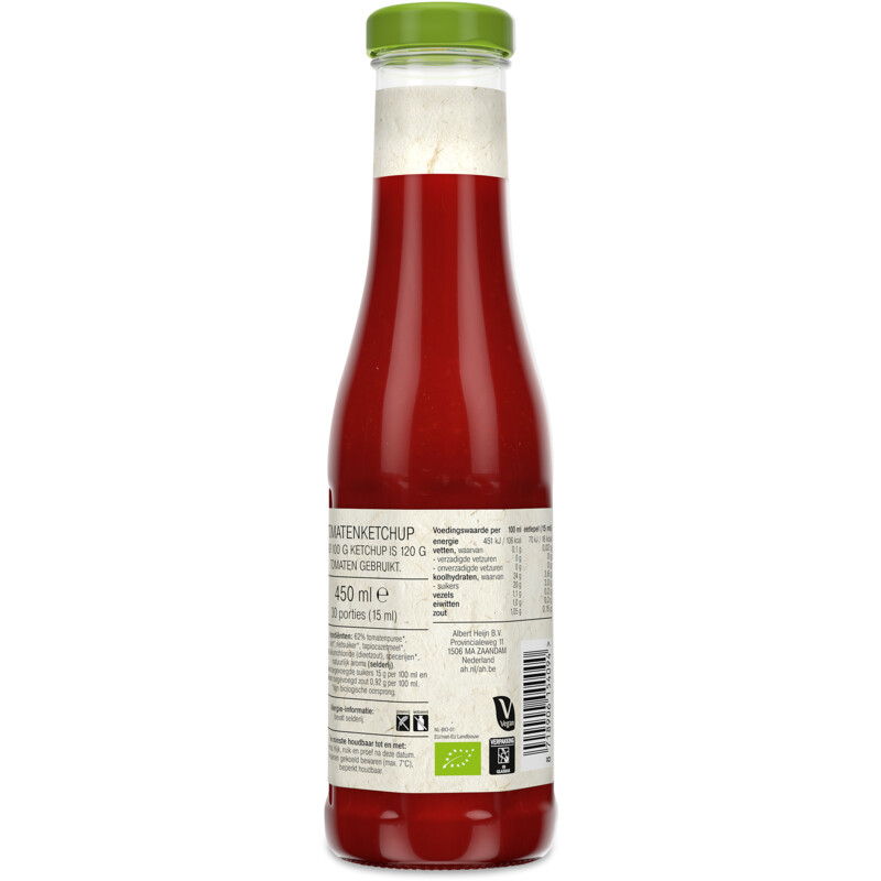 Een afbeelding van AH Biologisch Tomatenketchup