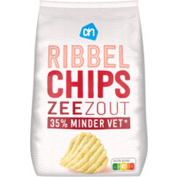 Een afbeelding van AH Ribbelchips zeezout