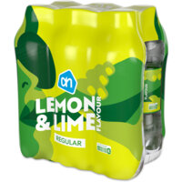 Een afbeelding van AH Lemon & lime regular 6-pack