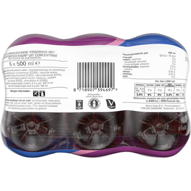 Een afbeelding van AH Cassis regular 6-pack