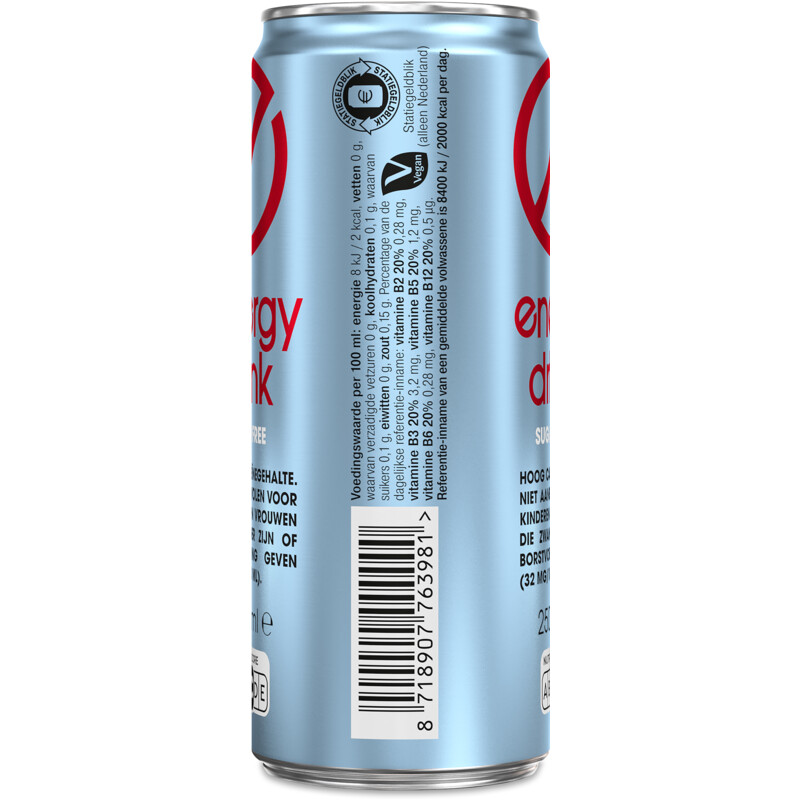 Een afbeelding van E Energy drink sugarfree
