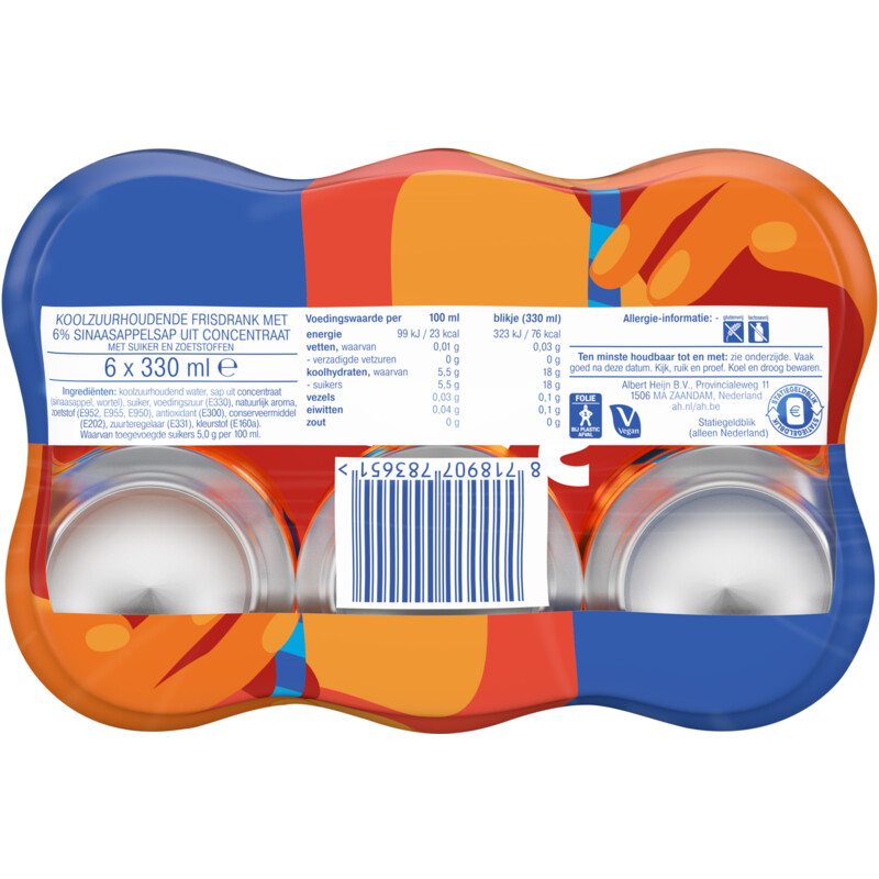 Een afbeelding van AH Sinas regular 6-pack
