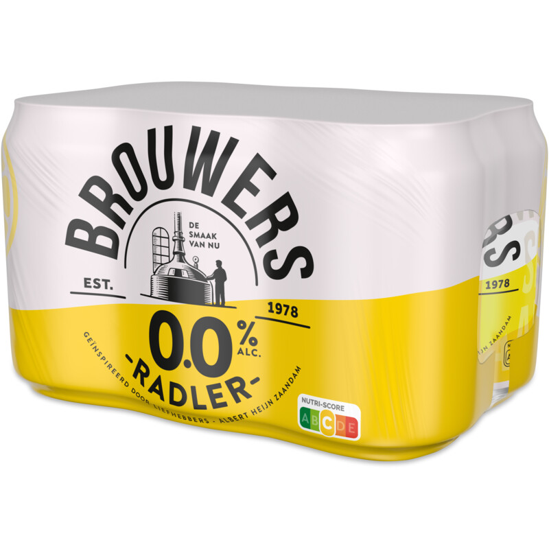 Een afbeelding van Brouwers Radler 0.0% 6-pack
