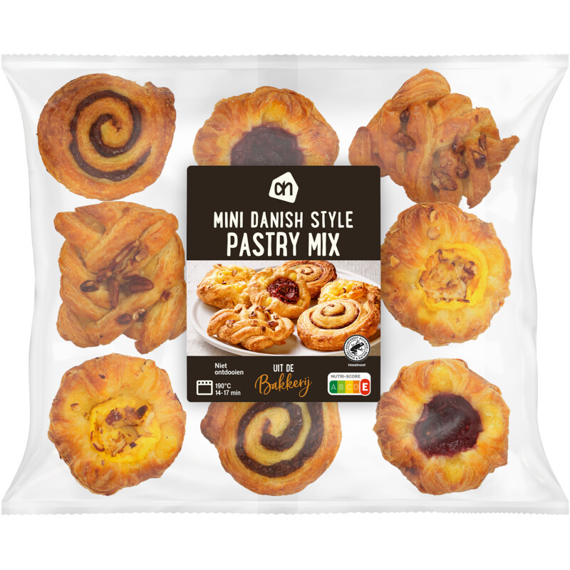 Een afbeelding van AH Diepvries mini Danish style pastry mix