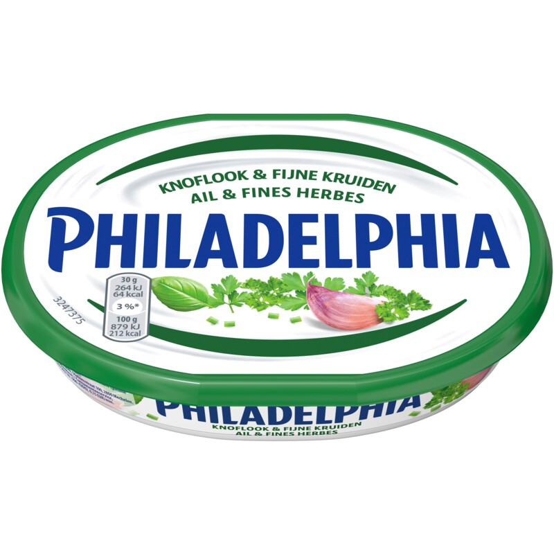 Een afbeelding van Philadelphia Knoflook & fijne kruiden