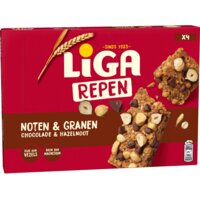 Een afbeelding van Liga Repen noten & granen chocolade