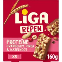 Een afbeelding van Liga Proteine reep cranberry