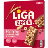 Een afbeelding van Liga Proteine reep cranberry