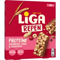 Een afbeelding van Liga Proteine reep cranberry