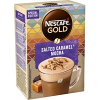 Een afbeelding van Nescafé Salted caramel mocha oploskoffie