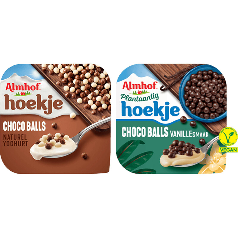 Een afbeelding van Almhof Hoekje Choco Balls variatiepakket