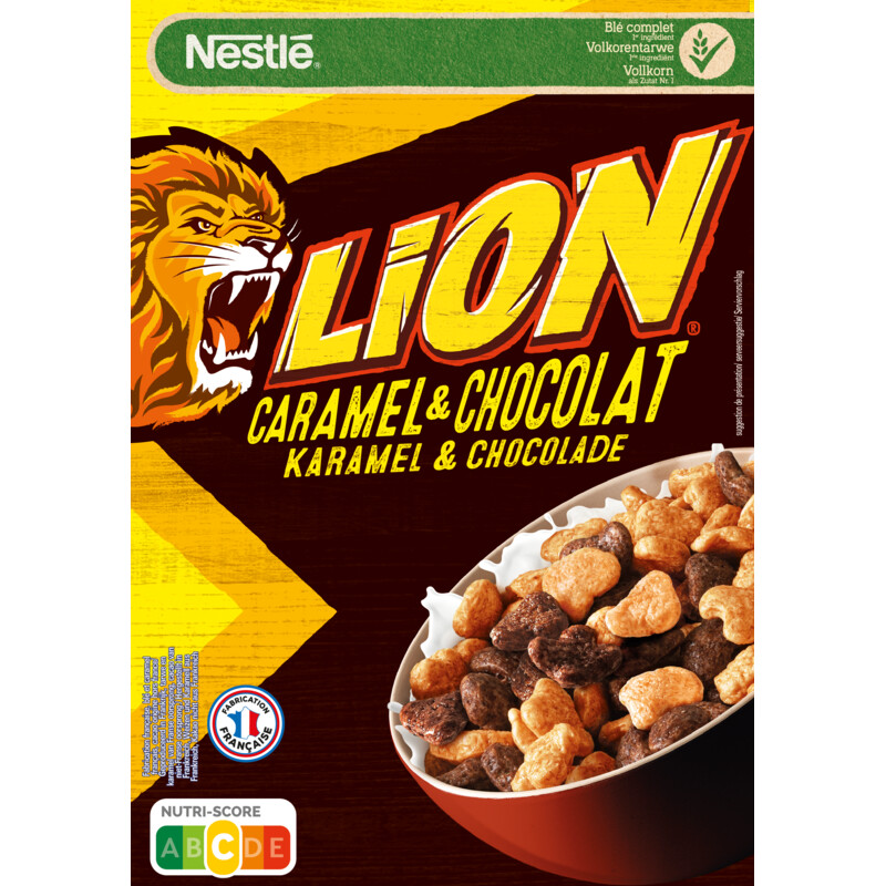 Een afbeelding van Nestlé Lion karamel & chocolade cereals