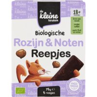 Een afbeelding van De Kleine Keuken Biologische rozijn & noten reepje 18m+