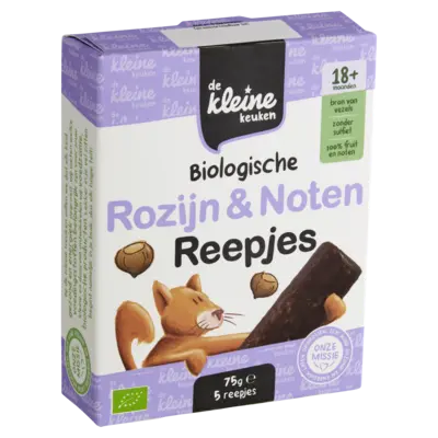 pdp-image-De Kleine Keuken Biologische rozijn & noten reepjes 18m+