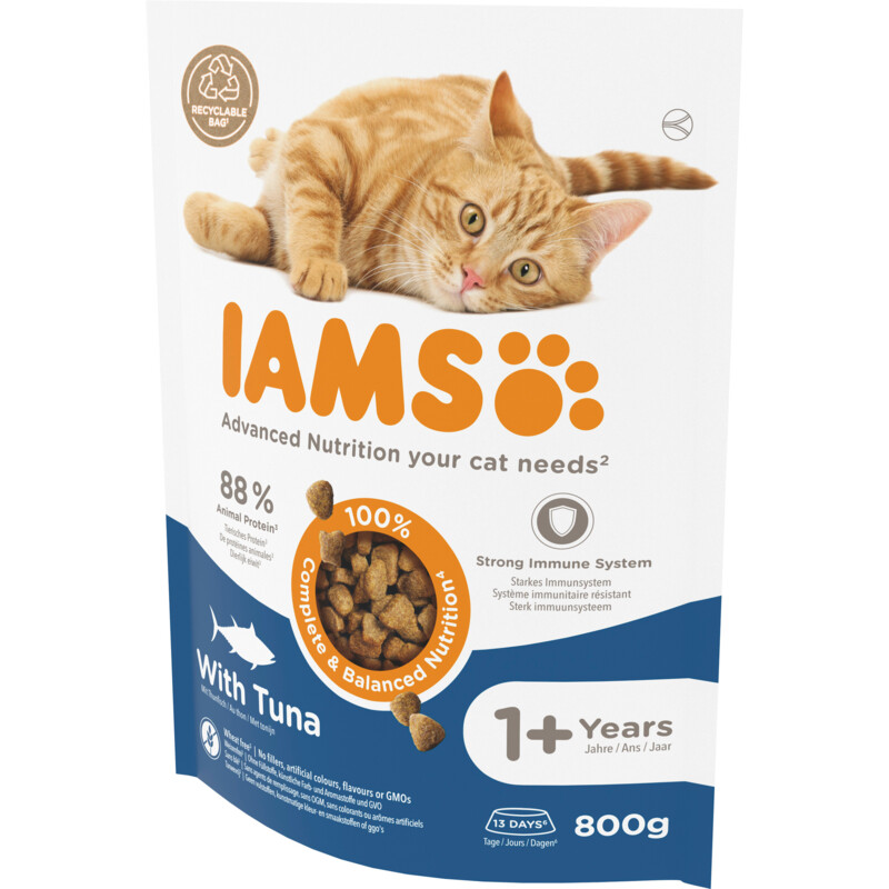 Een afbeelding van IAMS For vitality adult 1+ with tuna