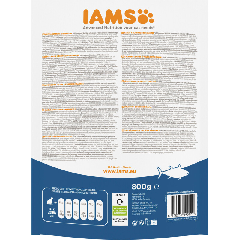 Een afbeelding van IAMS For vitality adult 1+ with tuna