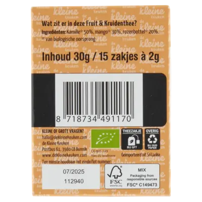 pdp-image-De Kleine Keuken Biologische fruit & kruidenthee 6m+