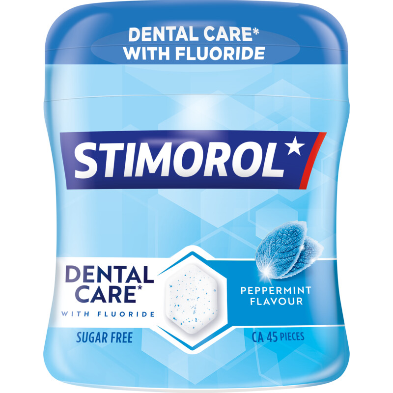 Een afbeelding van Stimorol Oral-b kauwgom pot peppermint