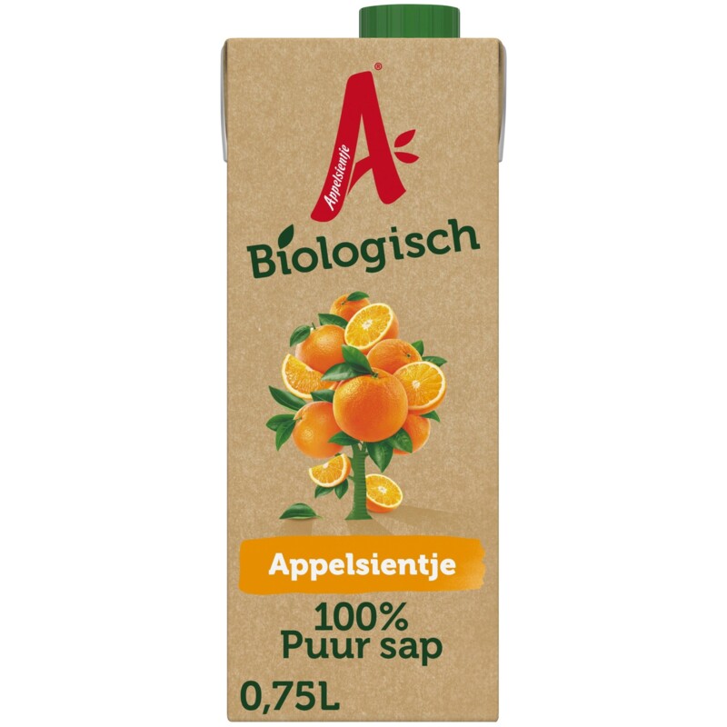 Een afbeelding van Appelsientje Sinaasappelsap bio