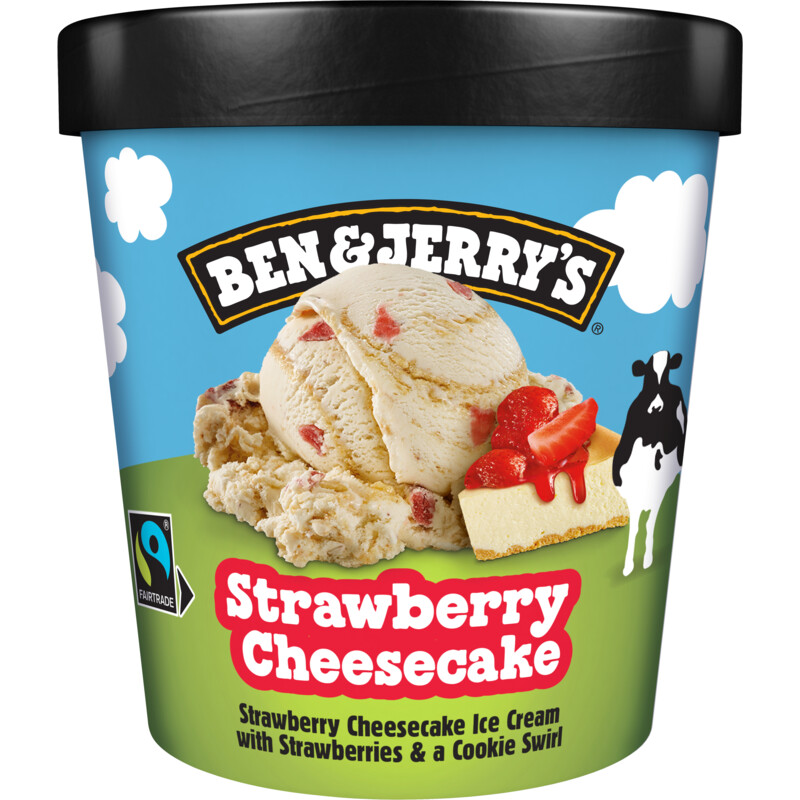 Een afbeelding van Ben & Jerry's Strawberry cheesecake