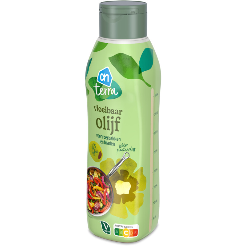 Een afbeelding van AH Terra Plantaardig vloeibaar olijf roerbakken