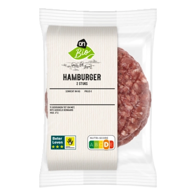 pdp-image-AH Biologisch Hamburger 2 stuks