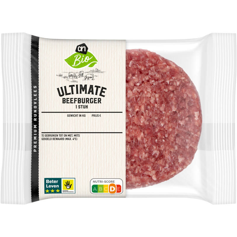 Een afbeelding van AH Biologisch Ultimate beefburger