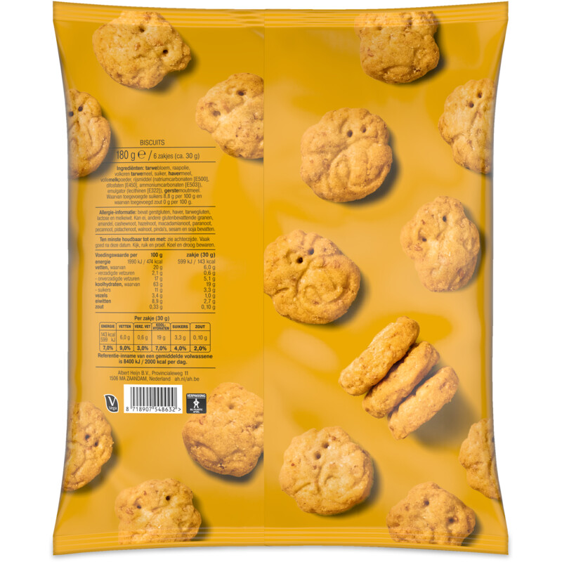 Een afbeelding van AH Dierenkoekjes uitdeelzakjes