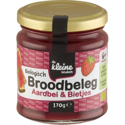 pdp-image-De Kleine Keuken Biologisch broodbeleg aardbei & biet 6m+