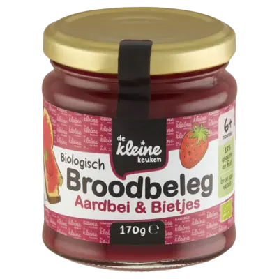 pdp-image-De Kleine Keuken Biologisch broodbeleg aardbei & biet 6m+
