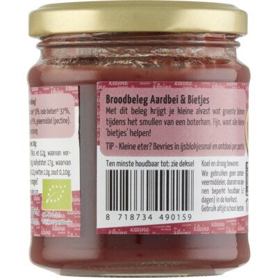 pdp-image-De Kleine Keuken Biologisch broodbeleg aardbei & biet 6m+