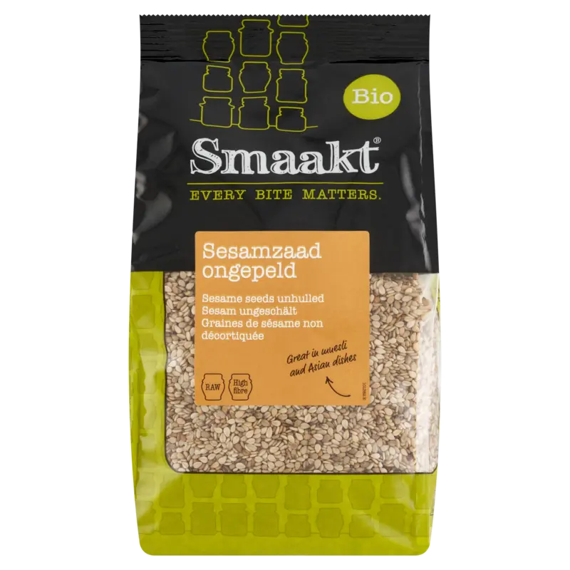 Smaakt Sesamzaad ongepeld