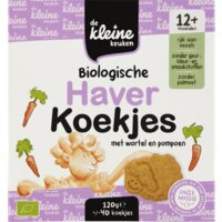 Een afbeelding van De Kleine Keuken Biologische haverkoekjes 12m+