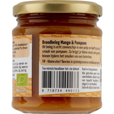 pdp-image-De Kleine Keuken Biologisch broodbeleg mango pompoen 6m+