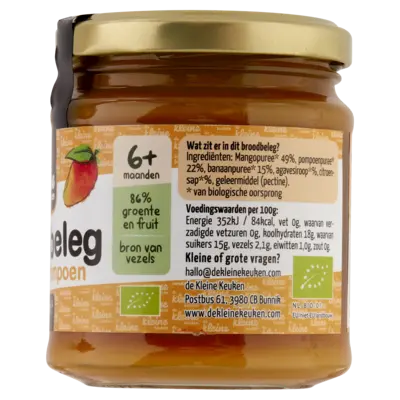 pdp-image-De Kleine Keuken Biologisch broodbeleg mango pompoen 6m+