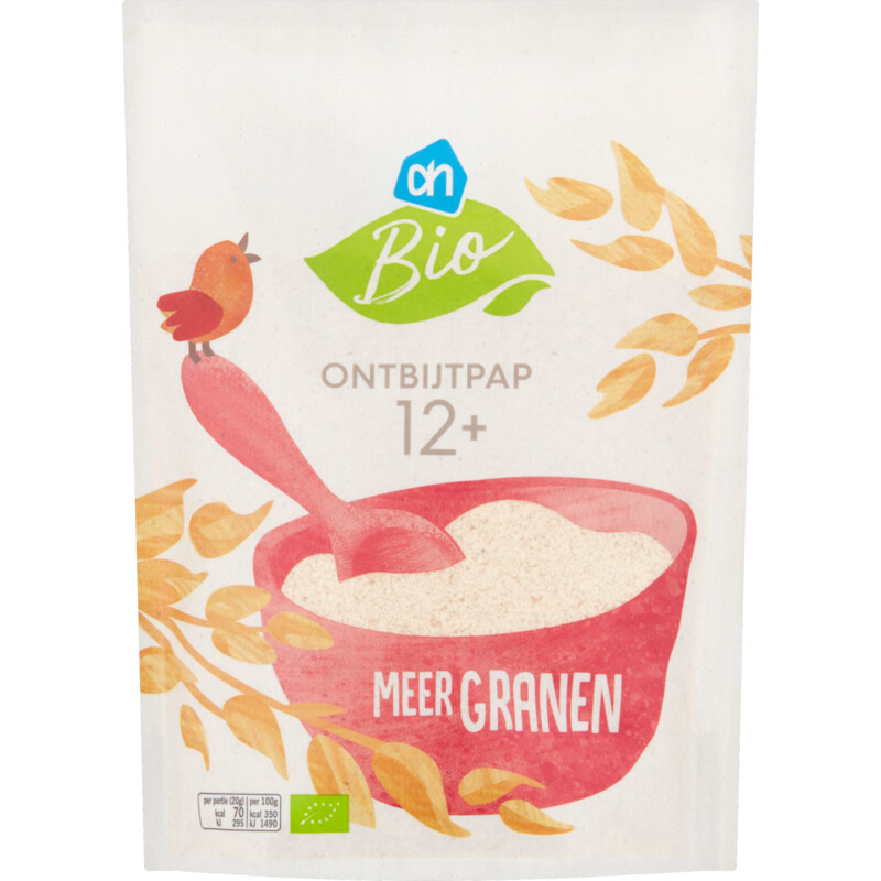 Een afbeelding van AH Biologisch Ontbijtpap meergranen 12m+