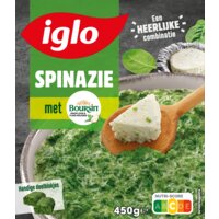 Een afbeelding van Iglo Fijngehakte spinazie met boursin