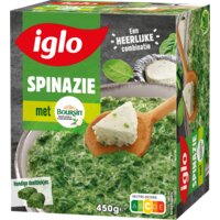 Een afbeelding van Iglo Fijngehakte spinazie met boursin