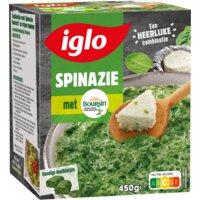 Een afbeelding van Iglo Fijngehakte spinazie met boursin