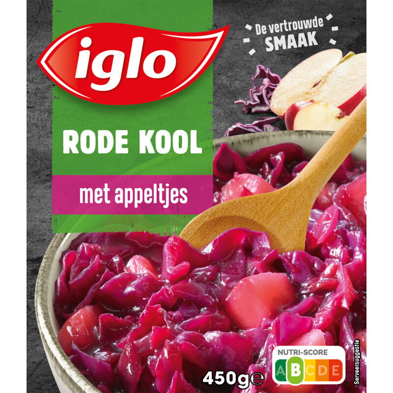 Een afbeelding van Iglo Rode kool met appeltjes