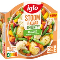 Een afbeelding van Iglo Stoom & klaar groente-idee klassiek