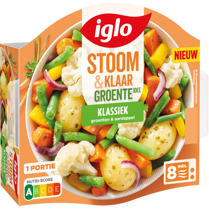 Een afbeelding van Iglo Stoom & klaar groente-idee klassiek