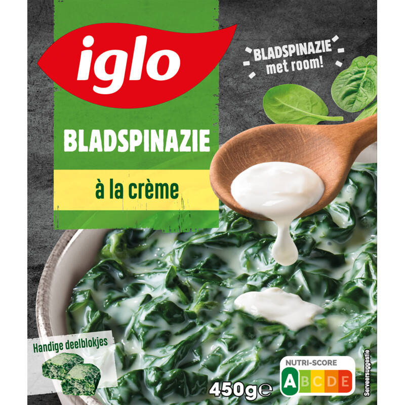 Iglo Bladspinazie á la crème