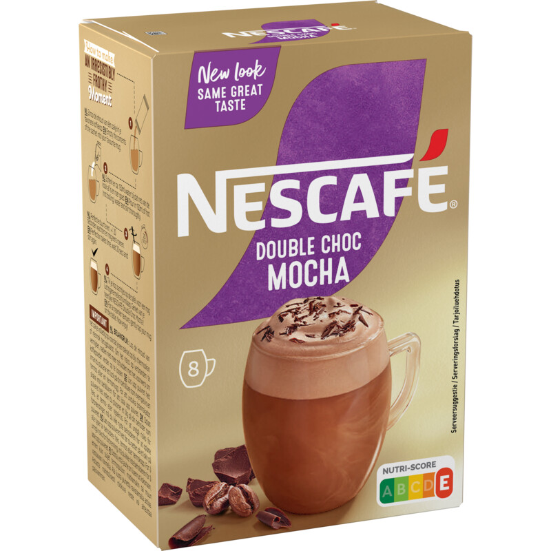 Een afbeelding van Nescafé Double choc mocha oploskoffie