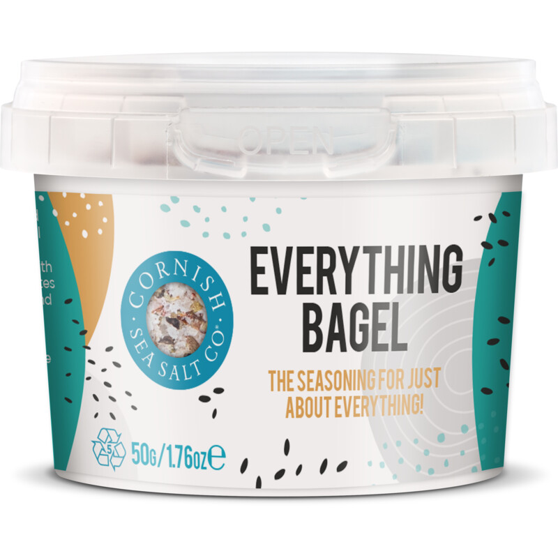 Een afbeelding van Cornish Sea Salt Co Everything bagel