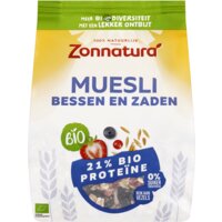 Een afbeelding van Zonnatura Muesli bessen en zaden proteïne