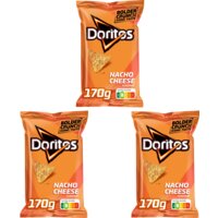 Een afbeelding van Doritos Nacho Cheese 3-pack
