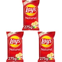 Een afbeelding van Lay's Chips naturel 3-pack