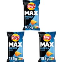Een afbeelding van Lay's Max paprika 3-pack